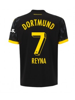 Billige Borussia Dortmund Giovanni Reyna #7 Bortedrakt 2023-24 Kortermet